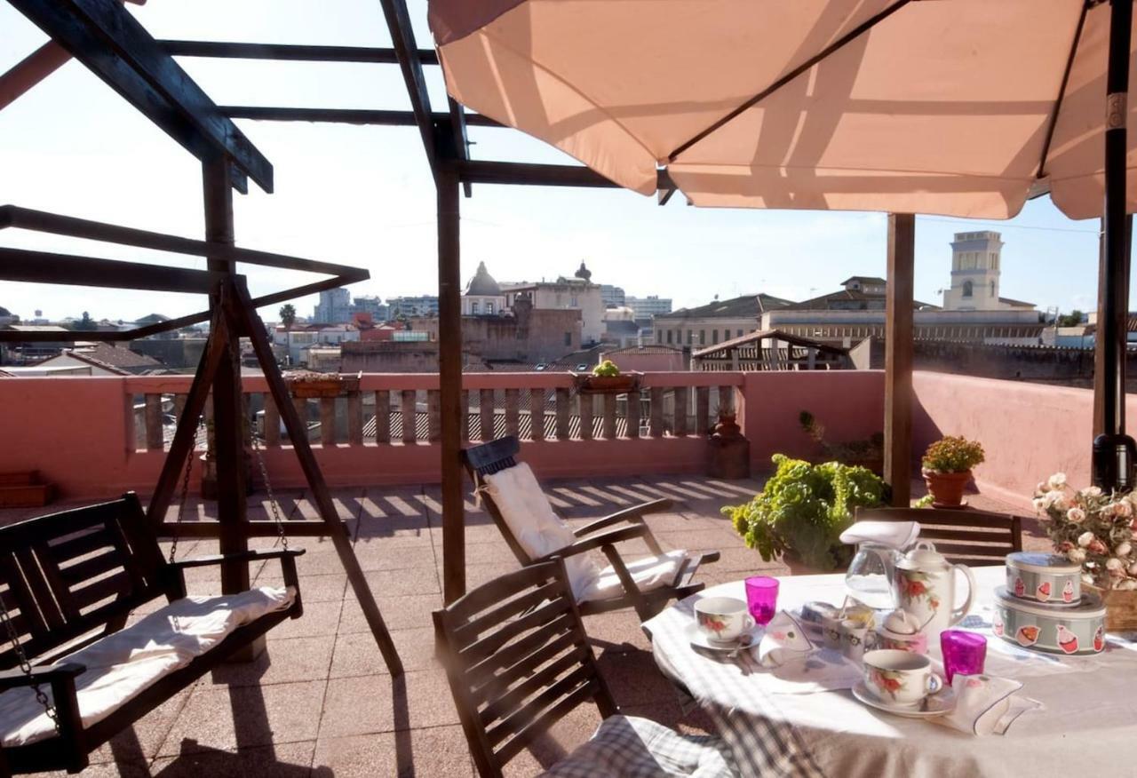 Attico In Centro Con Vista Della Torre - Cozy Penthouse Facing To The Tower Oristano Exterior foto